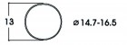 40071 Roco Traction tyre set DC